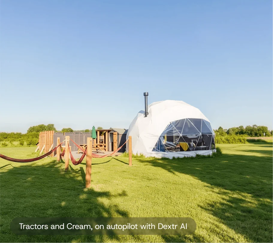 Glamping property with luxury tents